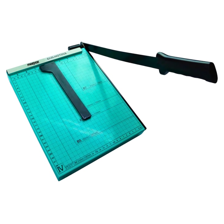 Kit Encadernadora Espiral Color Verde + Guilhotina e Insumos