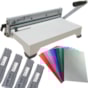 Kit Encadernadora PEX-15 + 100 Capas Coloridas +100 Espirais