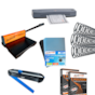 Kit Encadernadora , Plastificadora, Refiladora, Insumos Marpax 220V