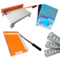 Kit Encadernadora Standard + Guilhotina A4 + Capas e Espiral
