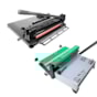 Kit Encadernadora Wire Color Verde 2x1 + Guilhotina Semi Industrial A3 Marpax