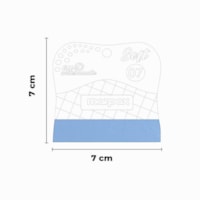 Kit Espátulas Para Artesanato Soft Com Feltro Azul Marpax