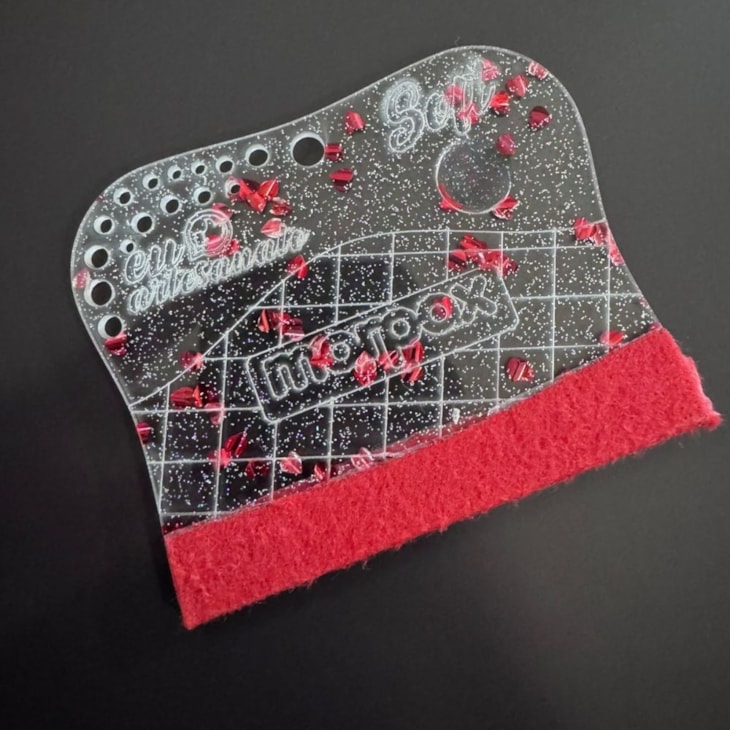 Kit Espátulas Para Artesanato Soft Com Feltro Glitter Coaração Marpax
