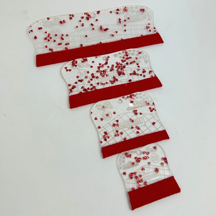 Kit Espátulas Para Artesanato Soft Com Feltro Glitter Coaração Marpax