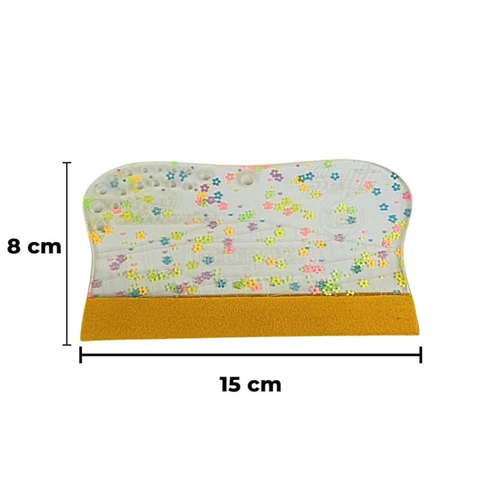 Kit Espátulas Para Artesanato Soft Com Feltro Glitter Flor Marpax