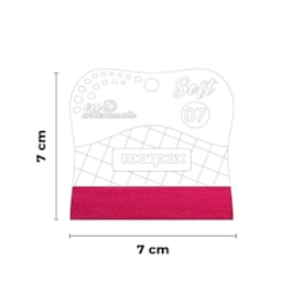 Kit Espátulas Para Artesanato Soft Com Feltro Rosa Marpax