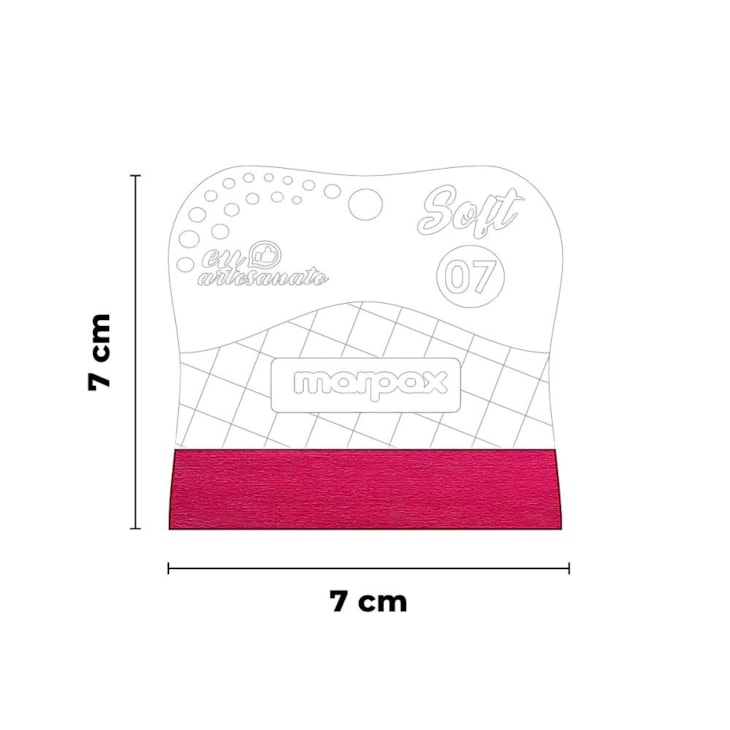 Kit Espátulas Para Artesanato Soft Com Feltro Rosa Marpax