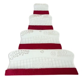 Kit Espátulas Para Artesanato Soft Com Feltro Rosa Marpax