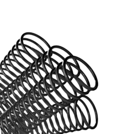 Kit Espiral para Encadernação Preto 7, 9, 14, 17mm 400un