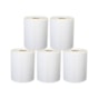 Kit Etiqueta Adesiva Couchê impressora térmica 100x165mm 05un
