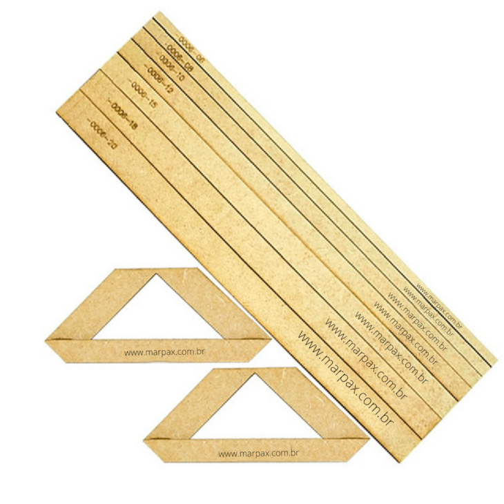 Kit Fio de Cabelo e Régua para Cartonagem MDF Marpax 09un