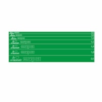 Kit Fio de Cabelo e Régua para Cartonagem Verde Marpax 09un