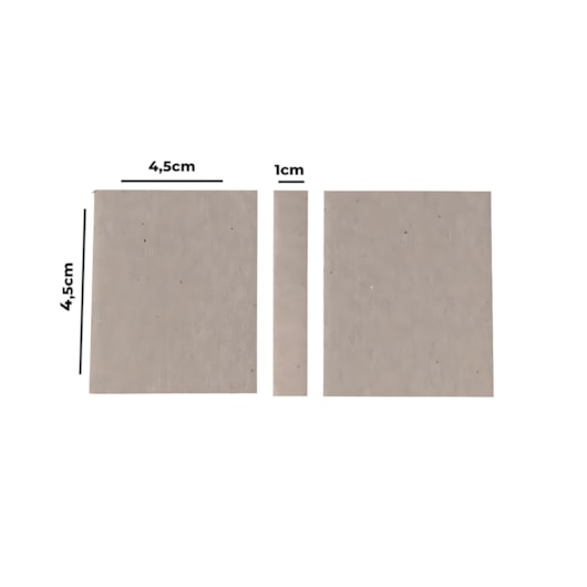 Kit Gabarito Capas Post It 4,5cmx4,5cmx1cm Marpax 10un