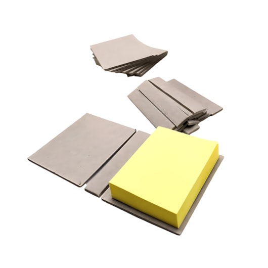 Kit Gabarito Capas Post It 4,5cmx4,5cmx1cm Marpax 10un