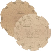 Kit Gabarito Redondo para Espiral e Wire-o MDF Marpax 01un