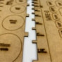 Kit Gabarito Retangular para Espiral e Wire-o MDF Marpax