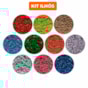 Kit Ilhóses Coloridos de Metal N° 51 Marpax 1.000 unidades