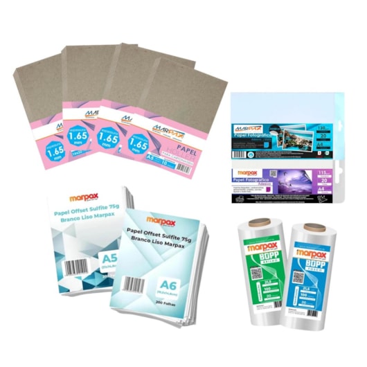 Kit insumos para agenda 2025 laminação a quente