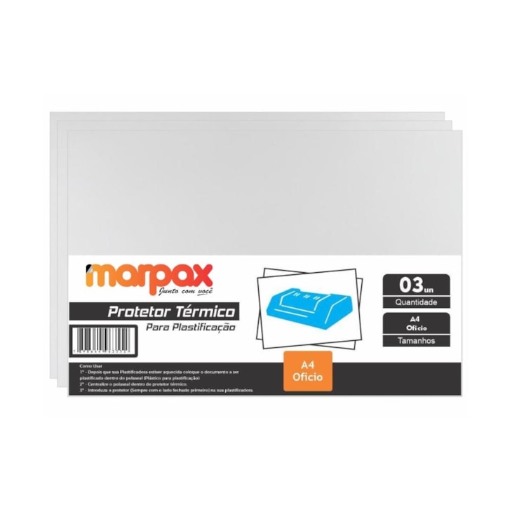 Kit Laminadora A3 Plm33 110V + 2 BOPP e Protetor Térmico