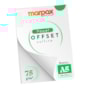 Kit Offset 75g + Grampeador + Dobra Folha Azul MDF Marpax