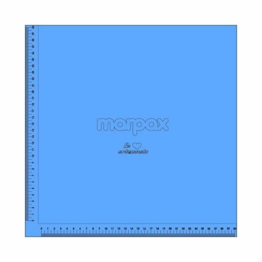 Kit Offset 75g + Grampeador + Dobra Folha Azul MDF Marpax