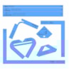 Kit Offset 75g + Grampeador + Dobra Folha Azul MDF Marpax