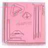 Kit Offset 75g + Grampeador + Dobra Folha Rosa MDF Marpax