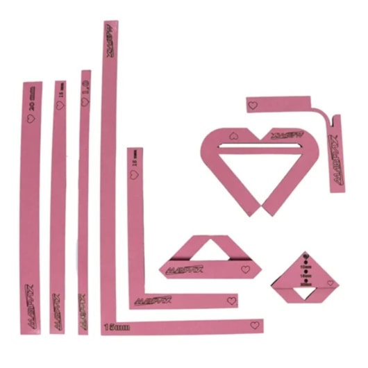 Kit Offset 75g + Grampeador + Dobra Folha Rosa MDF Marpax