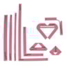 Kit Offset 75g + Grampeador + Dobra Folha Rosa MDF Marpax