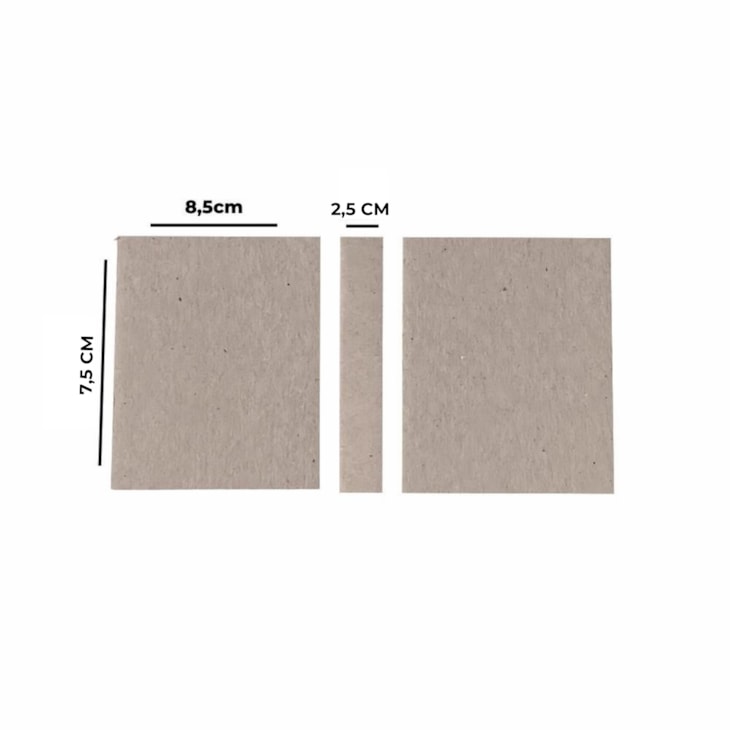 Kit Papel Holler Capas Post It 8,5cmx7,5cmx2,5cm Marpax 10un