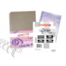 Kit Para Agenda 2025 Miolo Cinza + Papel Holler 1.9mm 10 un