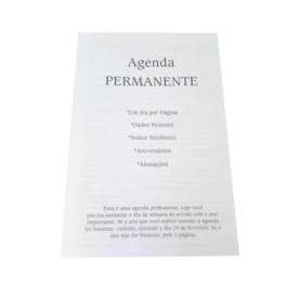 Kit para Agenda Permanente Miolo + Papel Holler 1.9mm 05 un