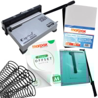 Kit para Encadernação Iniciante Ideal Marpax Espiramatic
