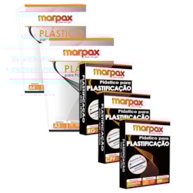 Kit Plastificação Polaseal 0,05mm A4 A3 RG CPF Crahá 340un