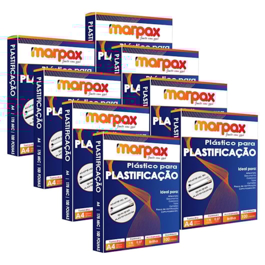 Kit Plastificação Polaseal A4 220x307x0,07mm 800 uni