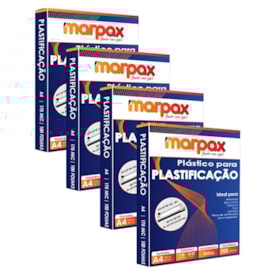 Kit Plastificação Polaseal A4 220X307X0,07mm Marpax 400un