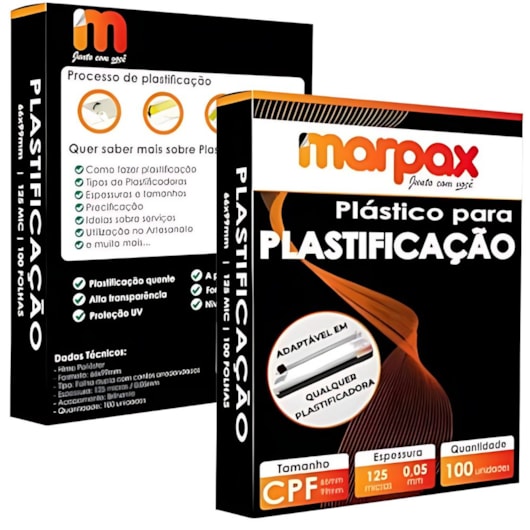 Kit Plastificação Polaseal CPF 66x99x0,05mm 800 uni