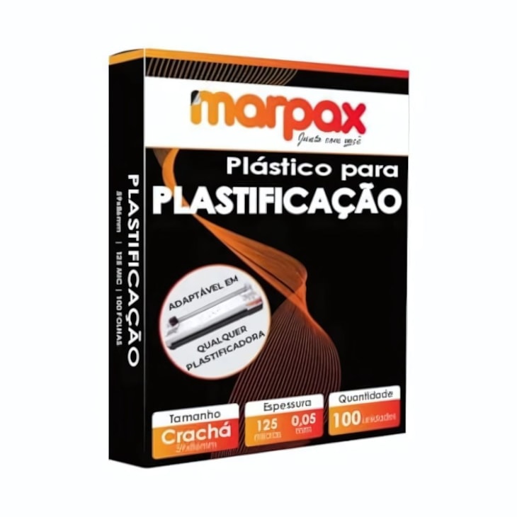 Kit Plastificação Polaseal Crachá 59X86X0,05mm Marpax 400un