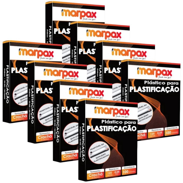 Kit Plastificação Polaseal Crachá 59X86X0,05mm Marpax 800un