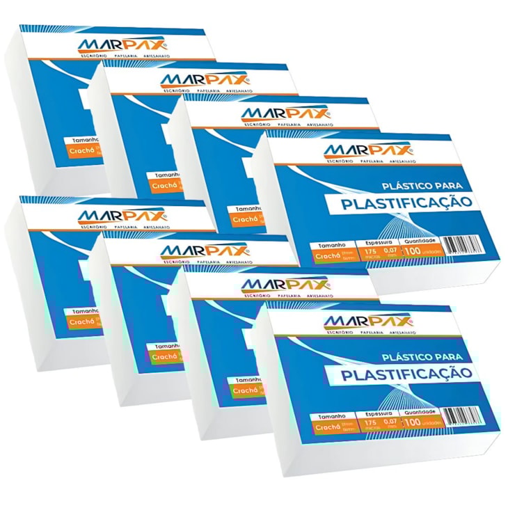 Kit Plastificação Polaseal Crachá 59X86X0,07mm Marpax 800un