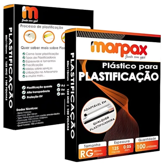 Kit Plastificação Polaseal RG 80x110x0,05mm 400 uni