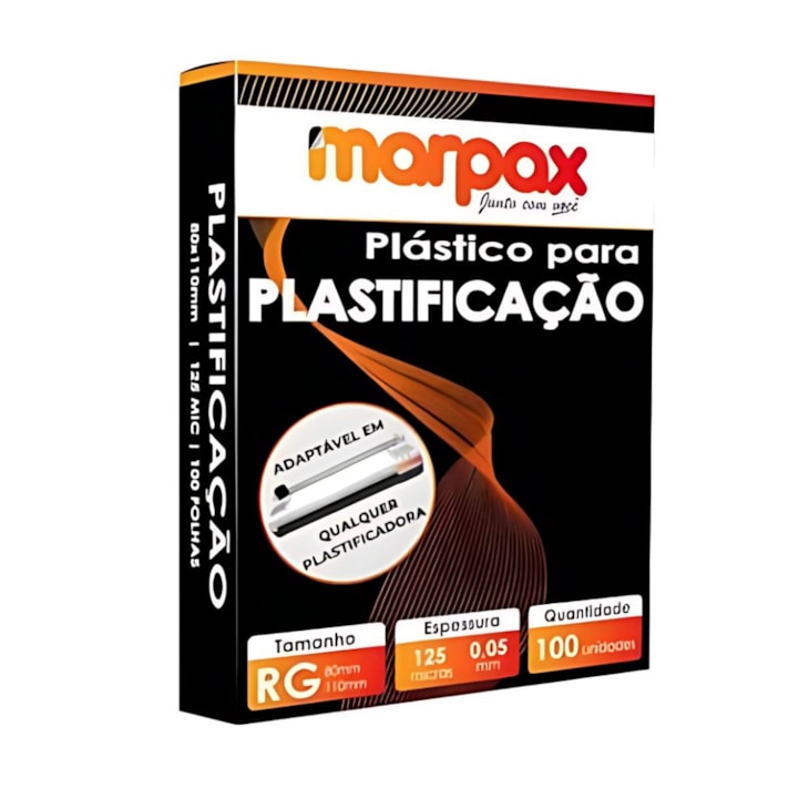 Kit Plastificação Polaseal RG + CPF + Crachá 0,05mm 300un