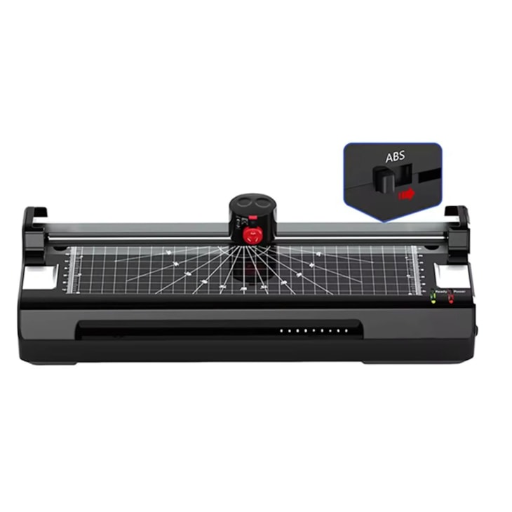 Kit Plastificadora A3 com Refiladora + 100 Plásticos - 220V