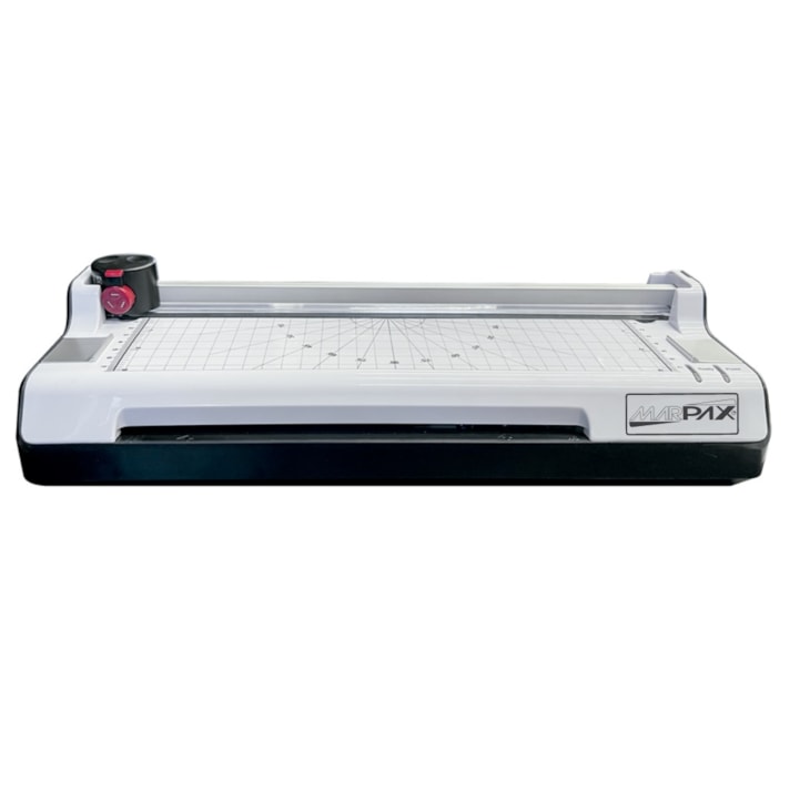 Kit Plastificadora A3 com Refiladora + 40 Plásticos 110V