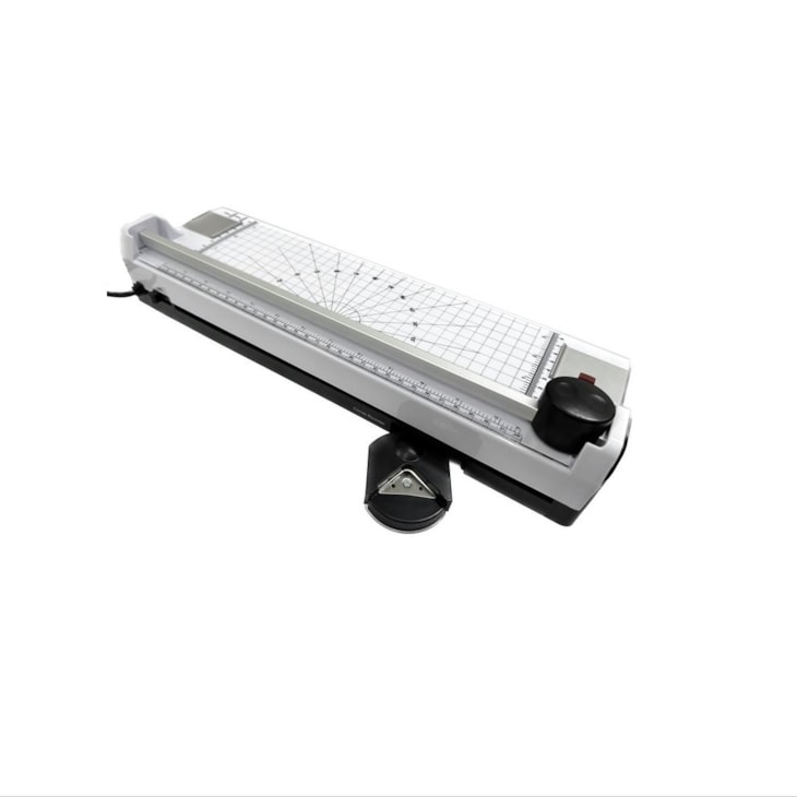 Kit Plastificadora A3 com Refiladora + 40 Plásticos 110V
