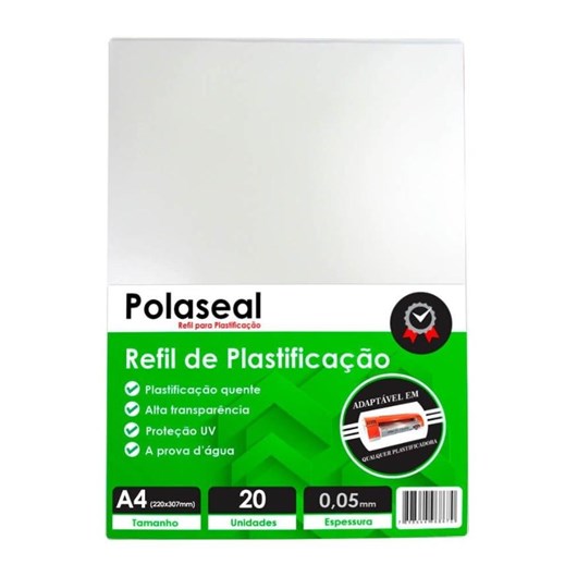 Kit Plastificadora A3 + Guilhotina 3x1 + 40 Polaseal A4 110v