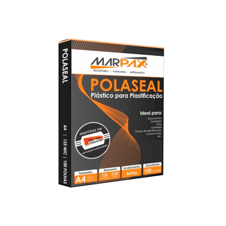 Kit Plastificadora A3 Menno Compact + 100 Polaseal 110V