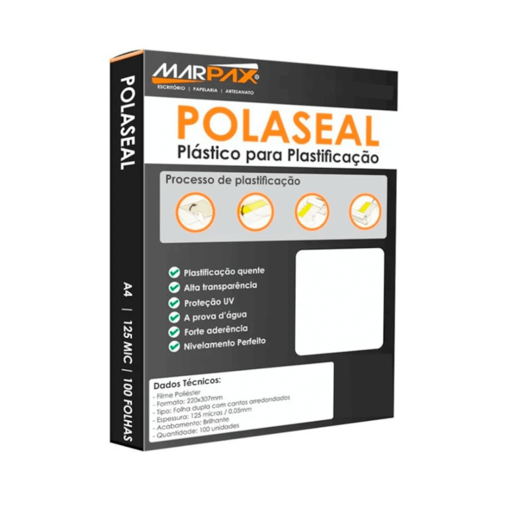 Kit Plastificadora A3 Menno Compact + 100 Polaseal 110V