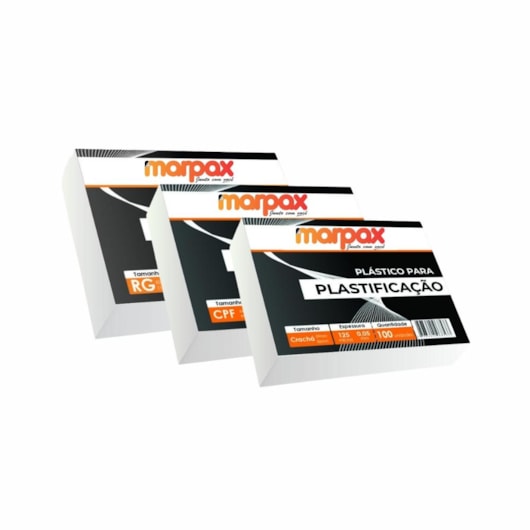 Kit Plastificadora A3 PLM33 110v + Polaseal 0,05 (320un) Marpax