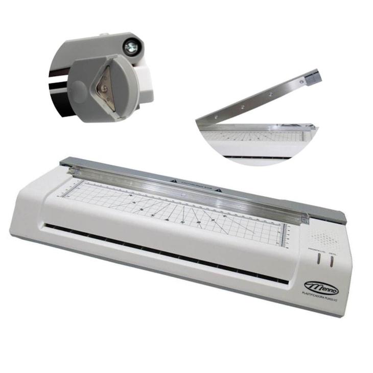 Kit Plastificadora A3 Plm33 110V + Polaseal 0,05 A4 50un